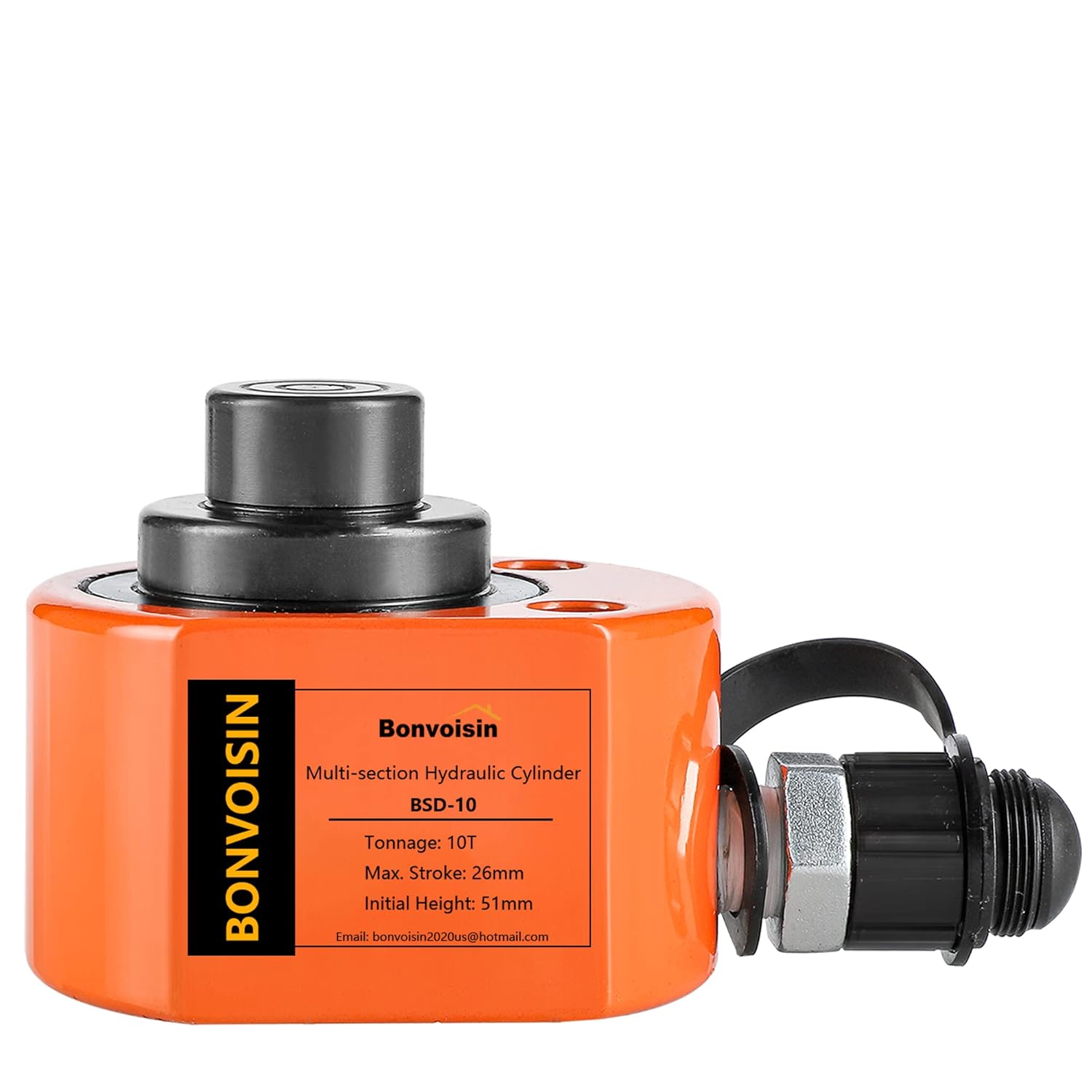 10T Hydraulic Cylinder Jack Porta Power Mini Hydraulic Ram Multi-Acting Low Profile Lifting Cylinders B766