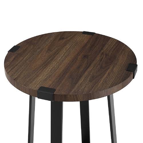 Urban Industrial Side Table Dark Walnut R9115