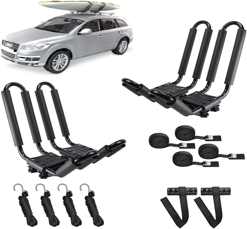 Universal Foldable Kayak Canoe SUP Carrier Car Roof Rack Mount G673