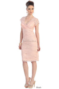 Short Sleeve Mother Of The Occasion Dress O441406