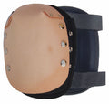 Black/Brown Leather Knee Pads Y91645