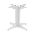 White Resin Pedestal Base Y463