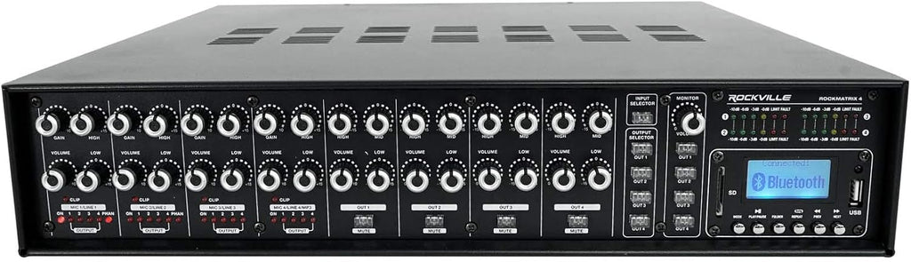 350 Watt 6 Zone 70V Commercial Amplifier O4514