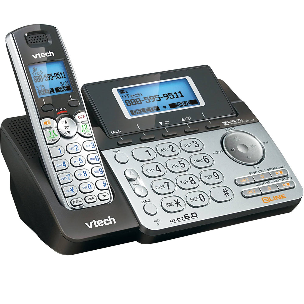 2-Line Expandable Cordless Phone With Answering E5072