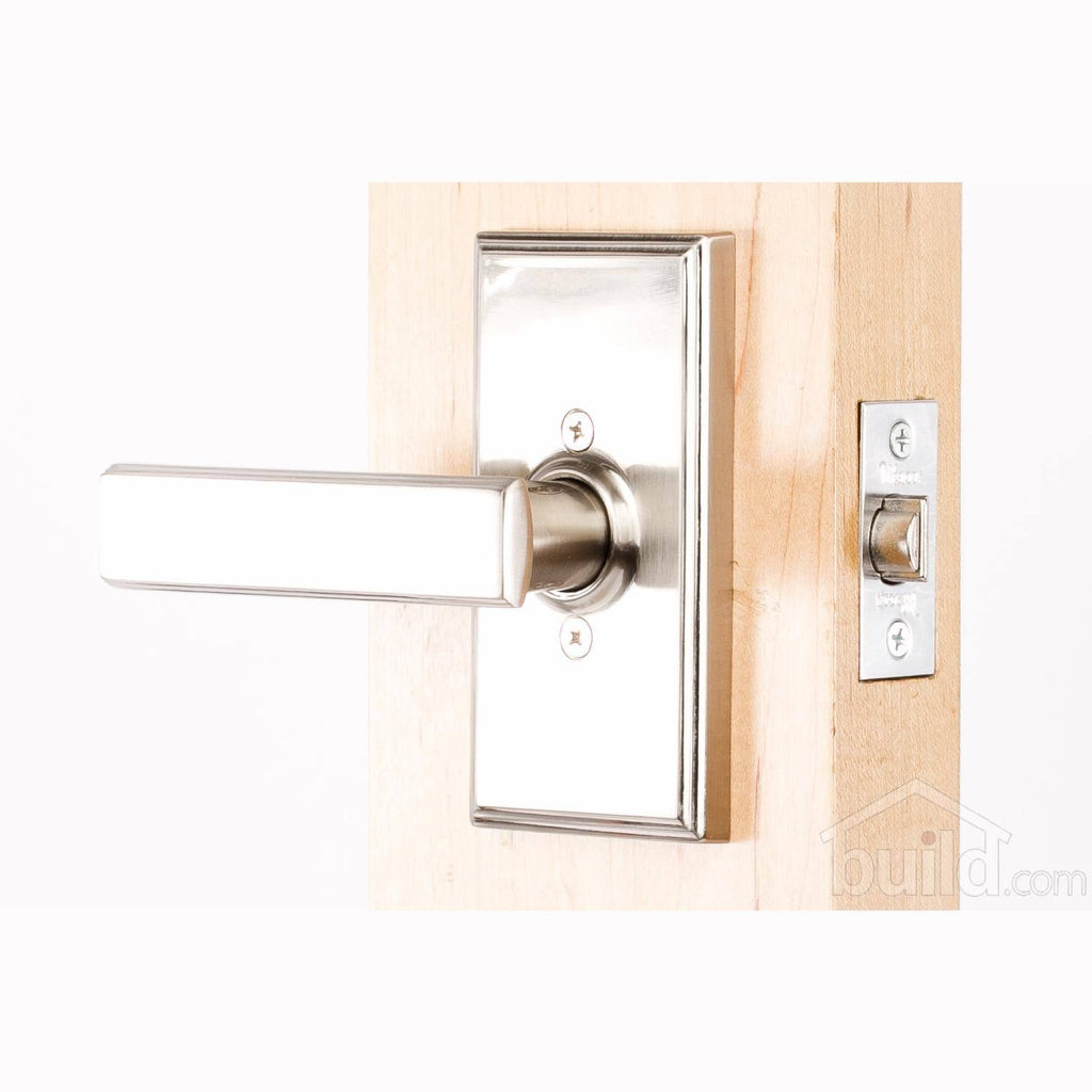 Satin Nickel Entry Door Lever E683