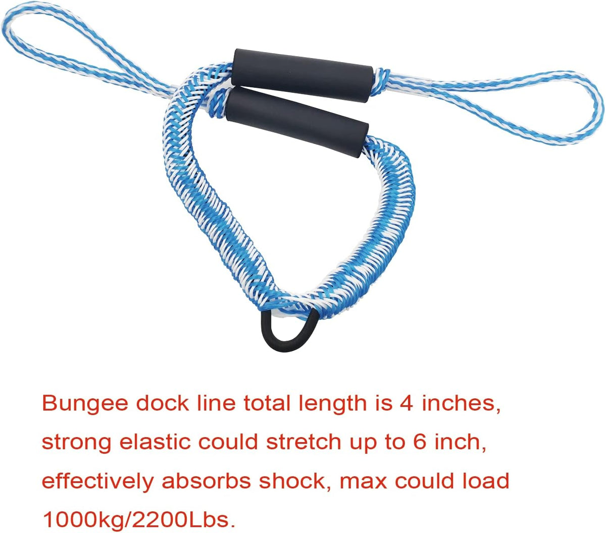 36" Marine Grade Stainless Steel 316 Boat Sand Anchor Kit with Bungee Dock Line and Case, Pack of 2 J566154