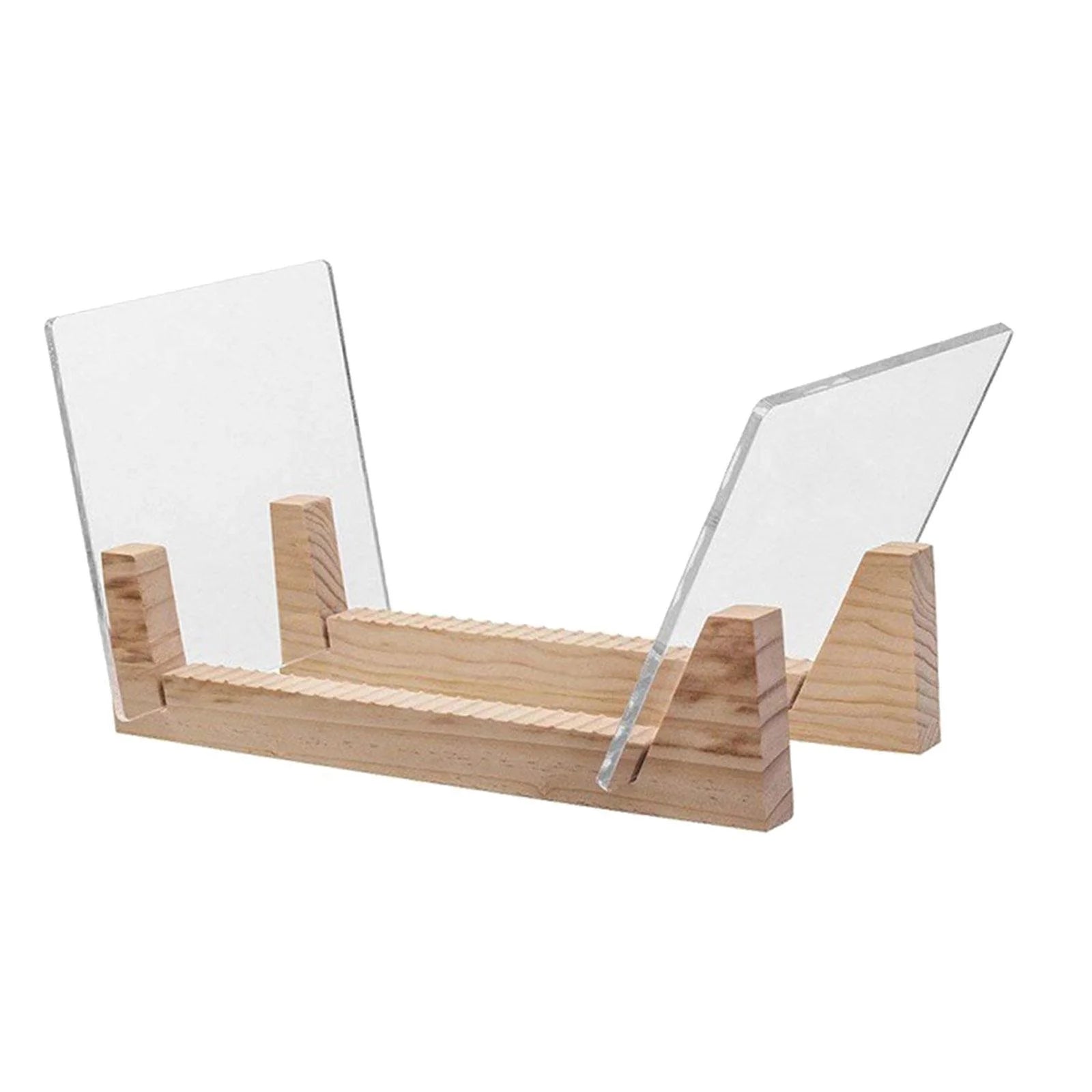 Acrylic Record Storage Holder Tabletop CD Display Rack X30063