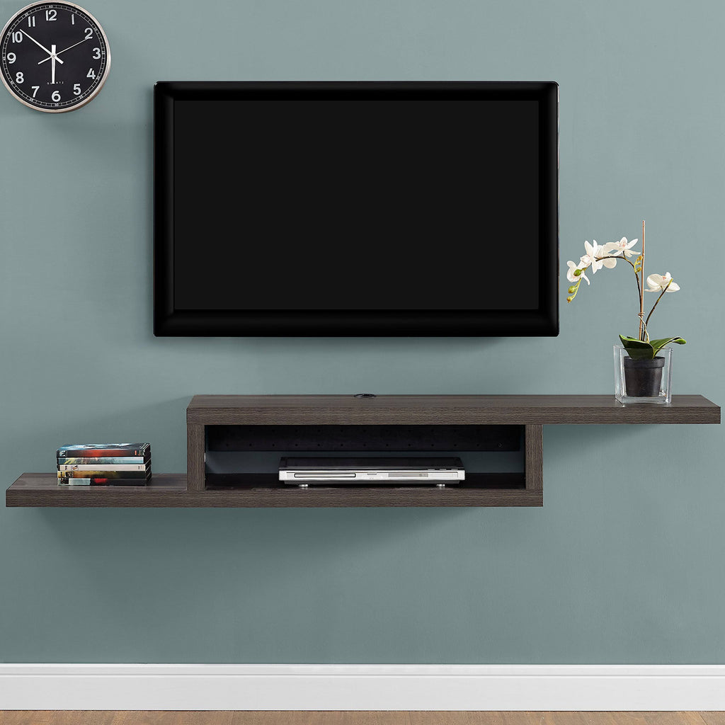 60inch Skyline Walnut Wall Mounted TV Console V37270