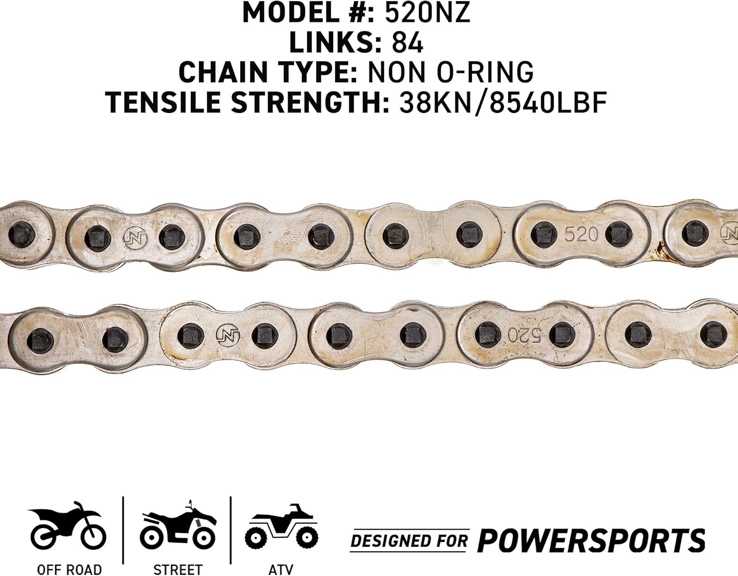 Drive Sprocket Chain Combo Front 11 Rear 36 Tooth 520NZ Standard 84 Links W337047