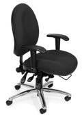 24-Hour Big & Tall Computer Task Chair - Black P525156