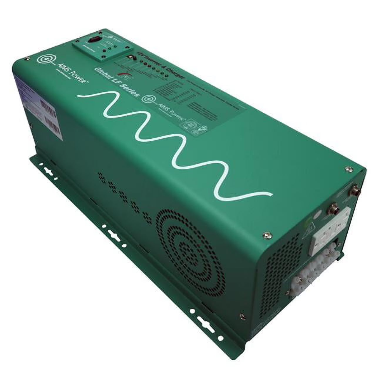 2500 Watt Pure Sine Inverter Charger 12 VDC to 120 VAC G17593