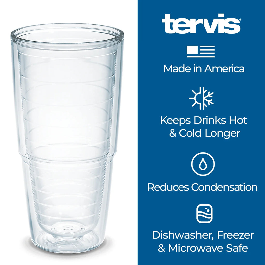 24oz Double Walled Insulated Tumbler Travel Cup with Clear Lid R182
