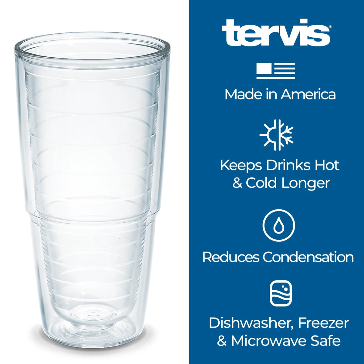 24oz Double Walled Insulated Tumbler Travel Cup with Clear Lid R182