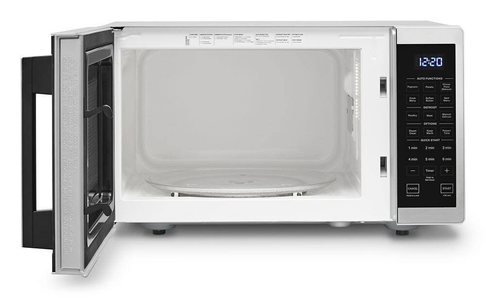 0.9 Cu. ft. Countertop Microwave with 900 Watt Cooking Power Heritage Stainless Steel W9423