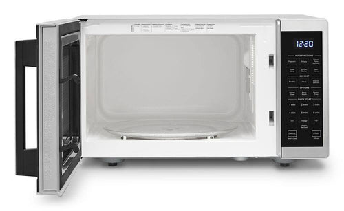 0.9 Cu. ft. Countertop Microwave with 900 Watt Cooking Power Heritage Stainless Steel W9423
