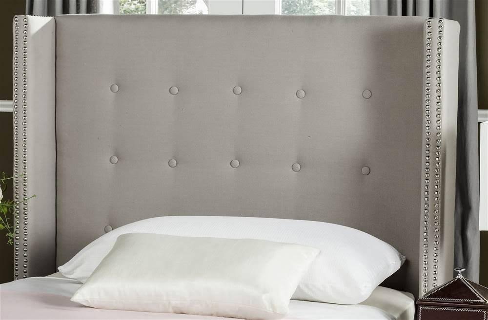 Taupe Tufted Winged Headboard Twin X813