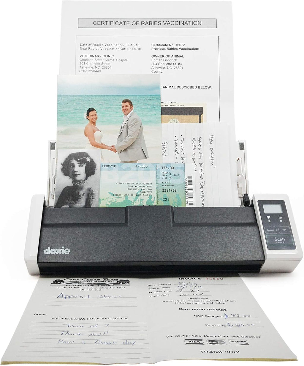 Rechargeable Document Scanner with ADF and Wi-Fi B145