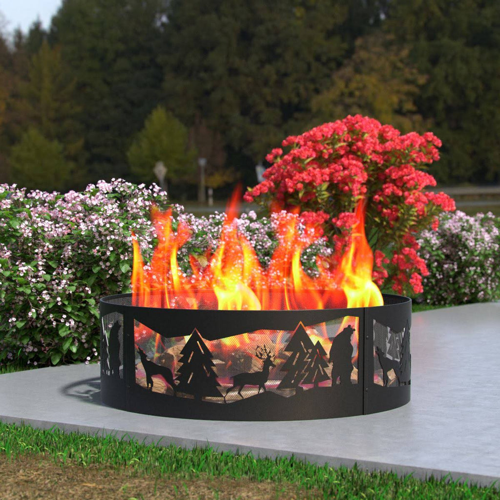 Heavy Duty Campfire Fire Pit Ring L535