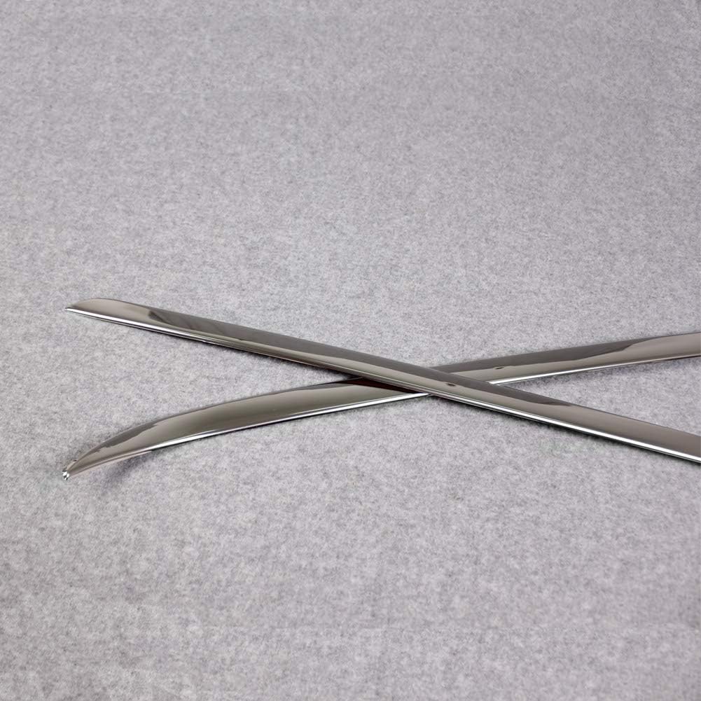 Stainless Steel Windshield Side Window Cover Trim Pack of 2 M9526