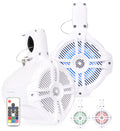Pair of 6.5" Wakeboard Multi-LED Tower Speakers F577