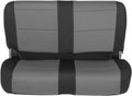 Black/Charcoal Neoprene Seat Cover Set C199