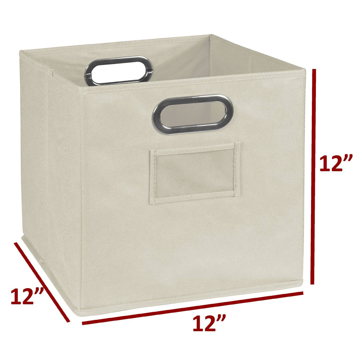 12 Cubes and 6 Canvas Bins Storage Set W4486
