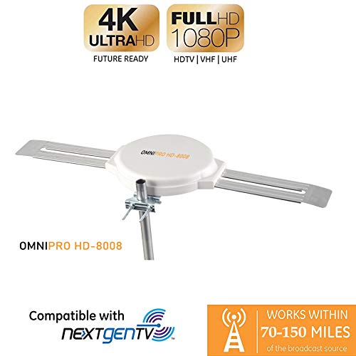 Omni-Directional HDTV Antenna with Mounting Pole C8048