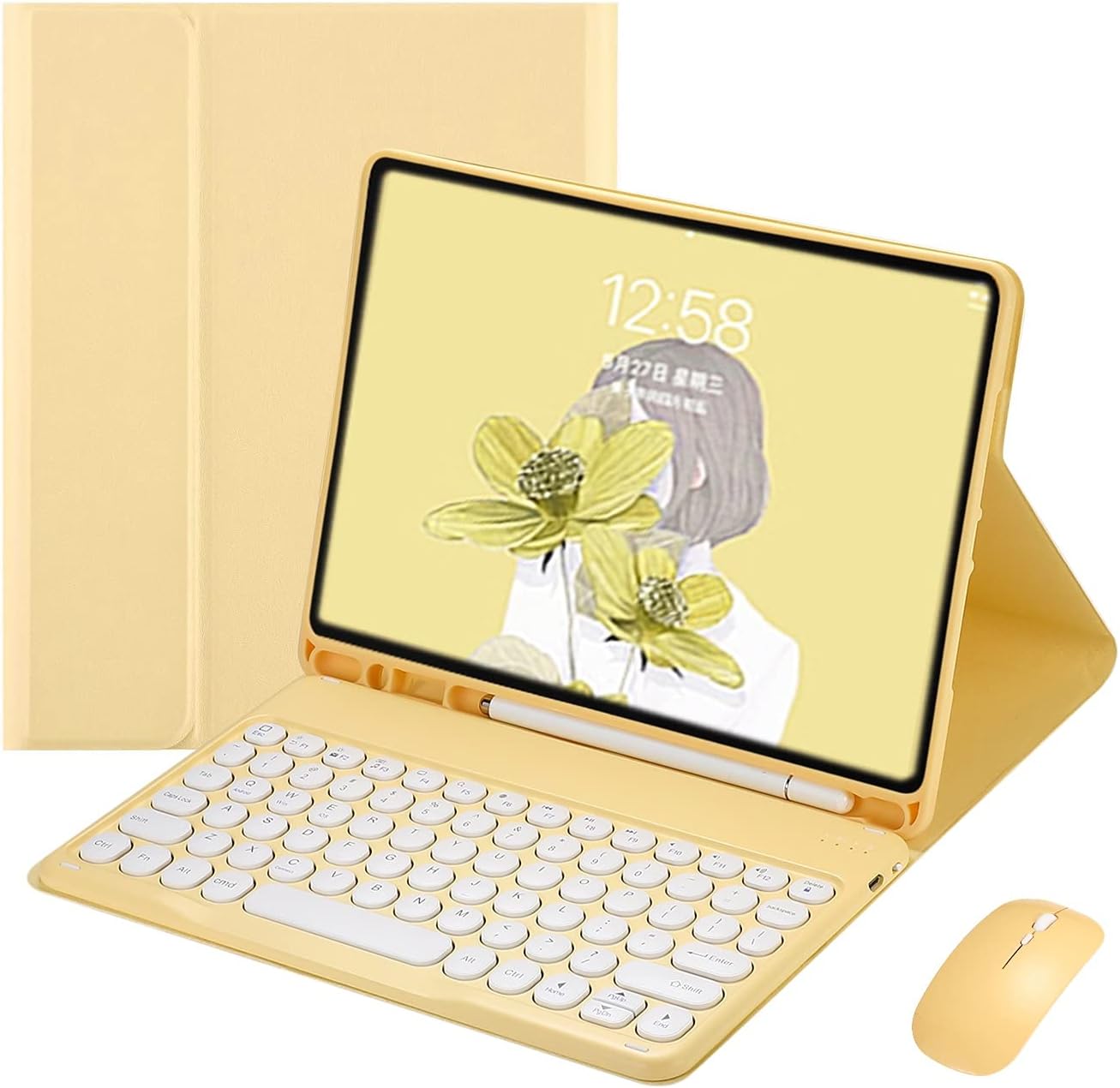 MintGreen Detachable Keyboard Case for iPad Air 5 10.9 inch H780