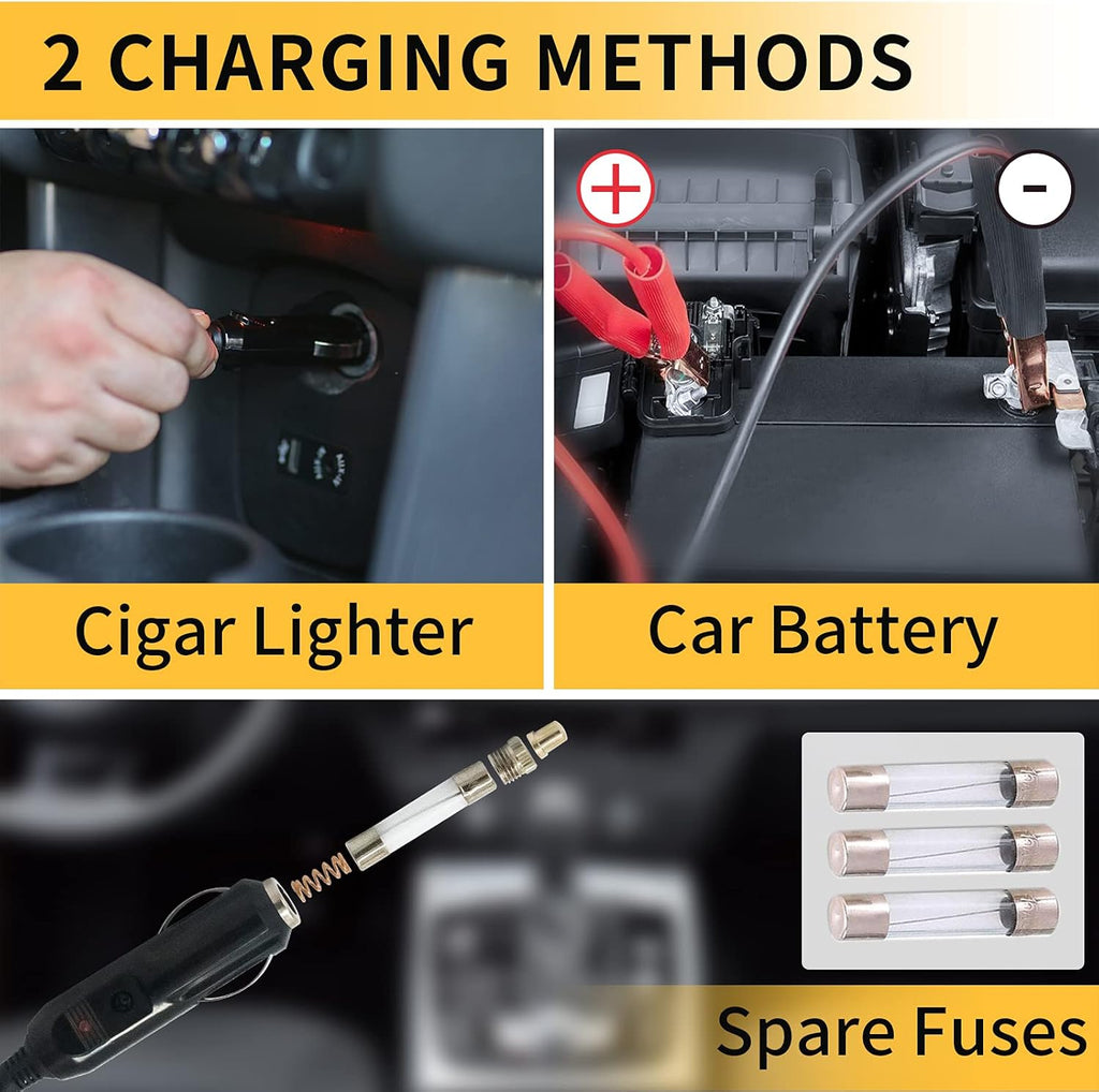 Electric Car Jack 3 Ton 12V with Impact Wrench and Inflator H370