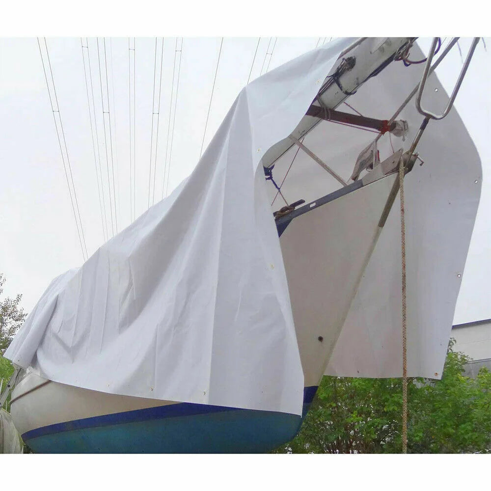 12 Mil Waterproof Poly Tarp Shelter Cover D48459