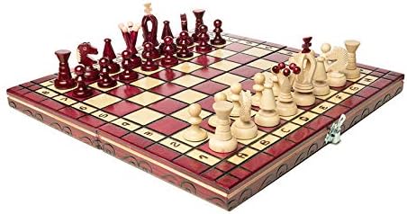 Vintage Carved Wooden Chess Set G9756