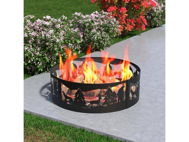 Heavy Duty Campfire Fire Pit Ring L535