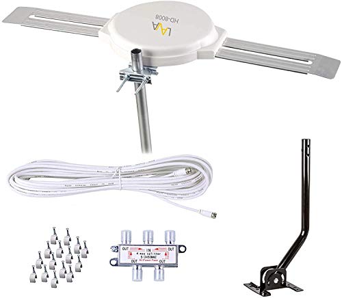 Omni-Directional HDTV Antenna with Mounting Pole C8048