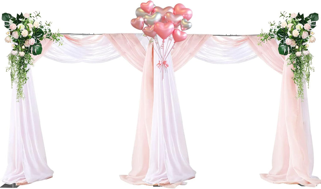 10 x 20ft Heavy Duty Pipe and Drape Backdrop Stand Kit with Metal Steel Base X13343