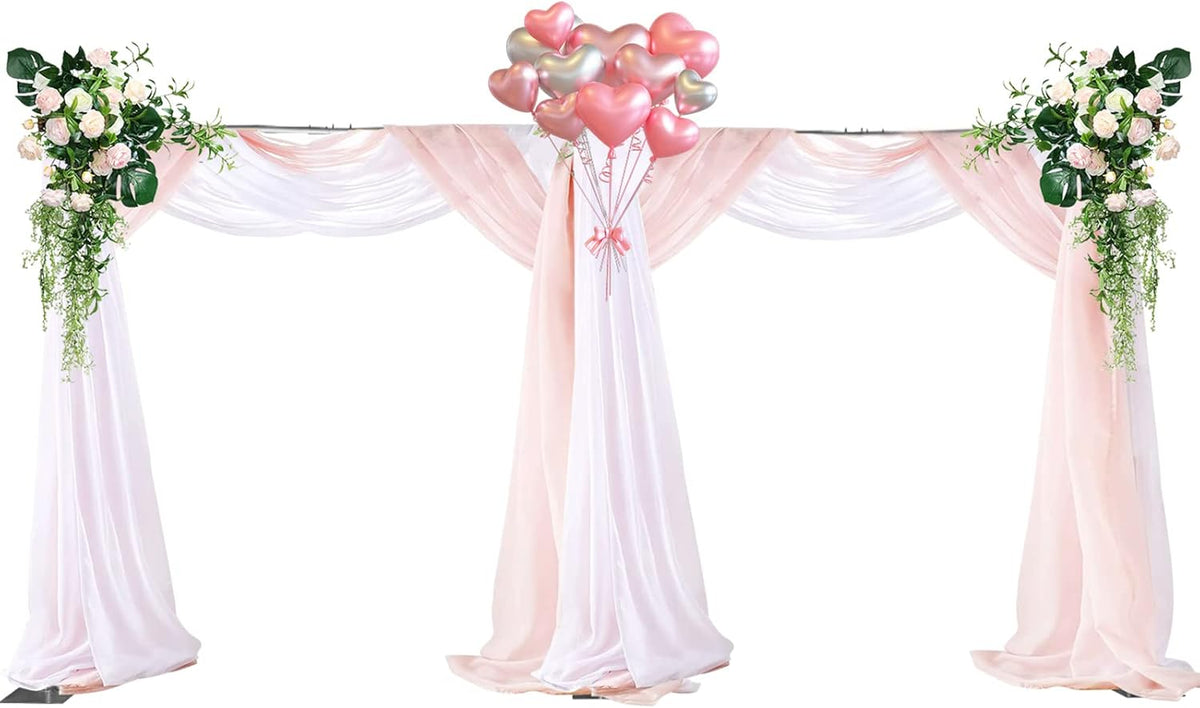 10 x 20ft Heavy Duty Pipe and Drape Backdrop Stand Kit with Metal Steel Base X13343