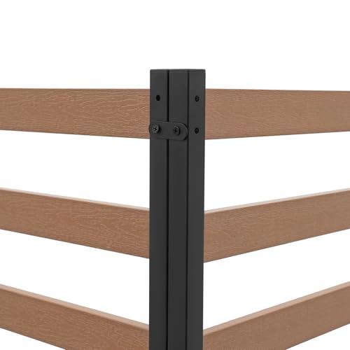 Brown 2 Panels 39"W x 51"H Privacy Screens Fence Panel D624