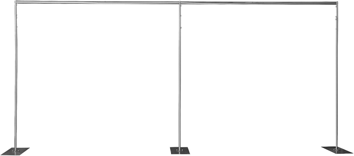 10 x 20ft Heavy Duty Pipe and Drape Backdrop Stand Kit with Metal Steel Base X13343