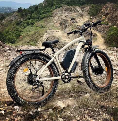 26" Fat Tire Electric Bike with Hydraulic Shock Absorber J82008