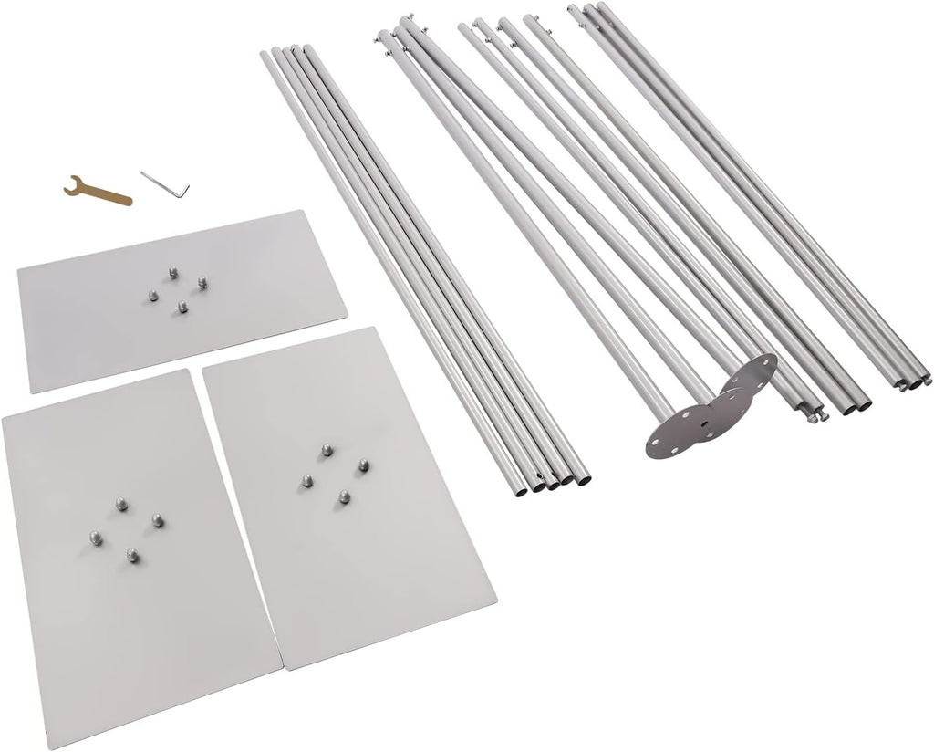 10 x 20ft Heavy Duty Pipe and Drape Backdrop Stand Kit with Metal Steel Base X13343