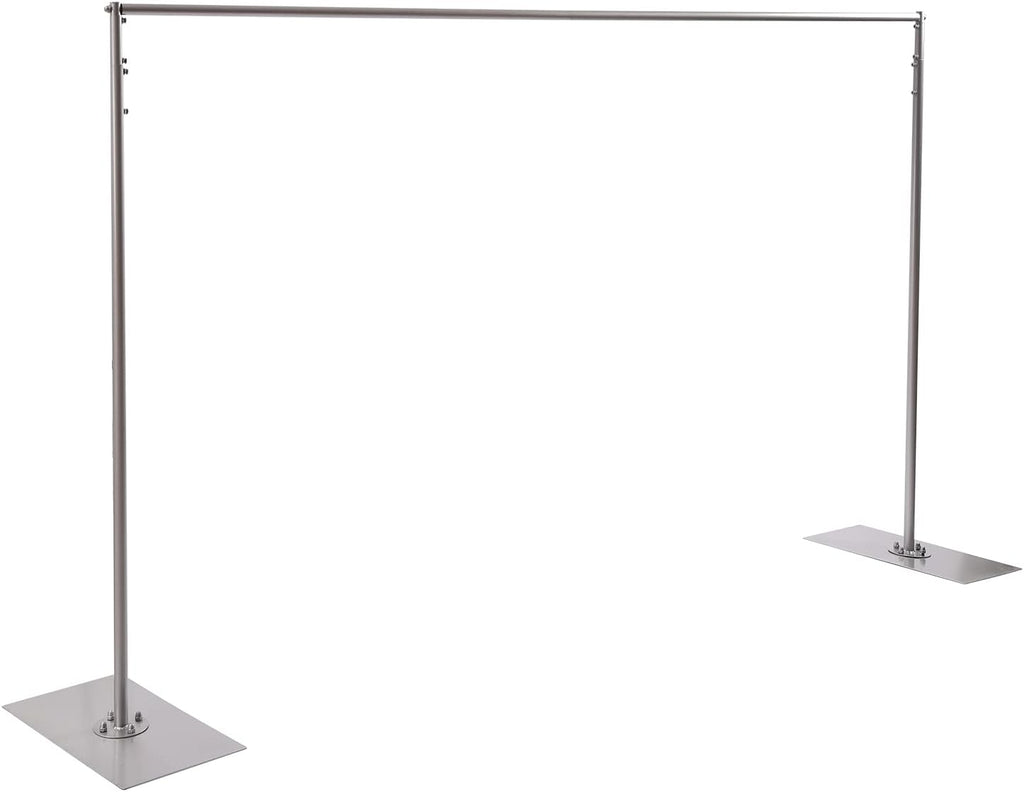 10 x 20ft Heavy Duty Pipe and Drape Backdrop Stand Kit with Metal Steel Base X13343