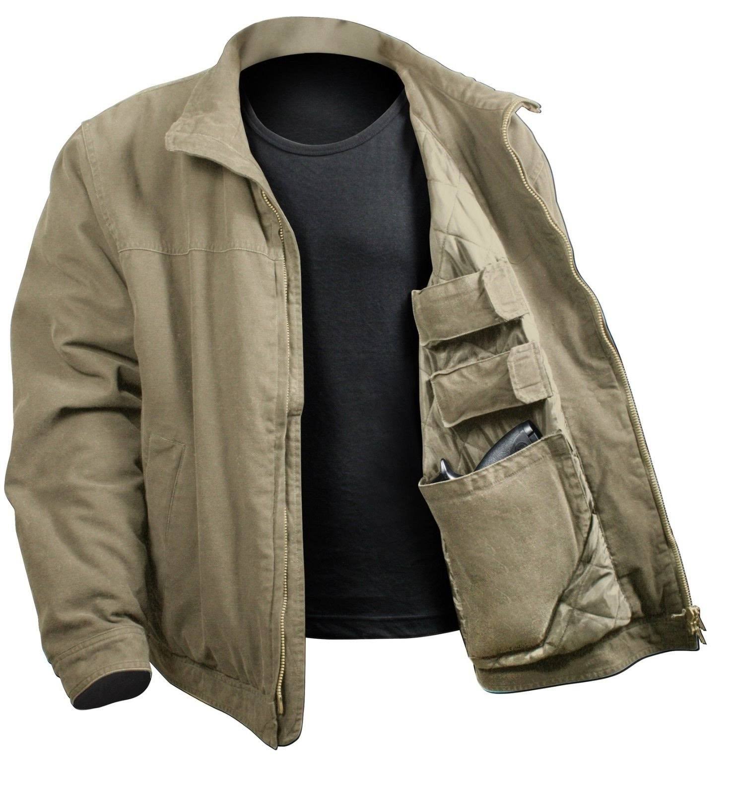 Khaki Concealed Carry Jacket G917707