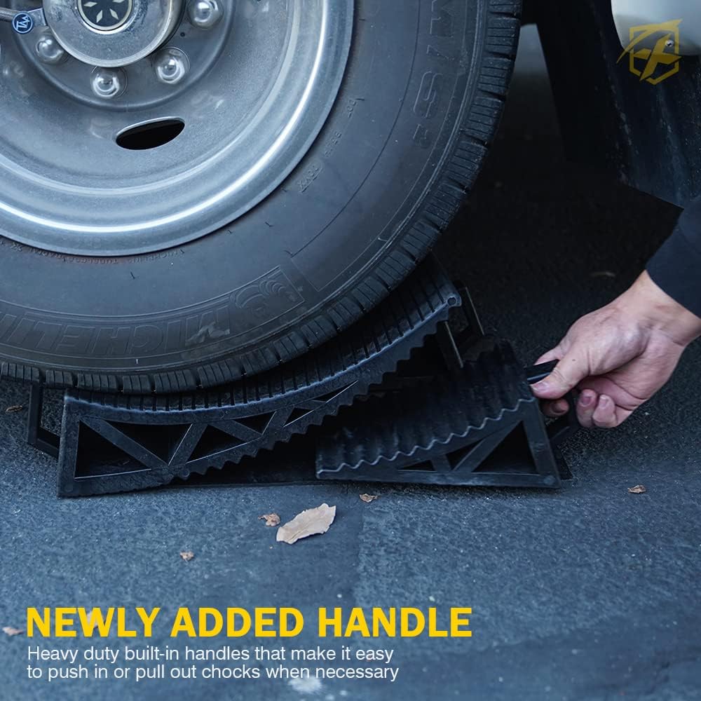 RV Leveling System Kit Up to 66,000 lbs, 2PCS with Anti-Slip Mats N8130