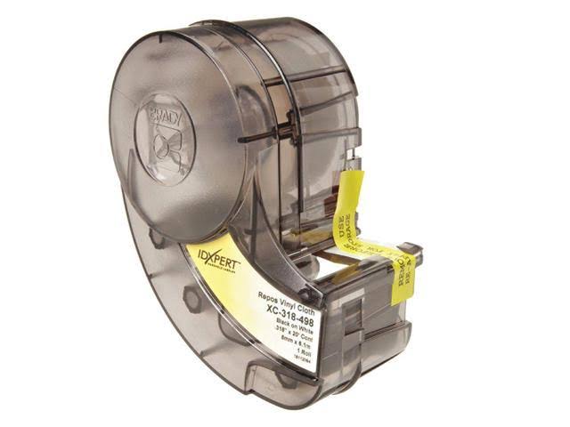 Label Cartridge, Black/White, 1/3 in. W G621186