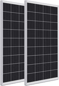 200 Watt 12 Volt Monocrystalline Solar Panel 2 Pack V953