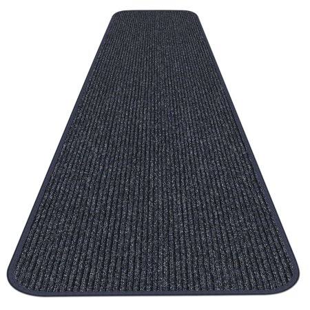 Stormy Blue 3' x 20' Heavy-Duty Carpet Runner Q502010