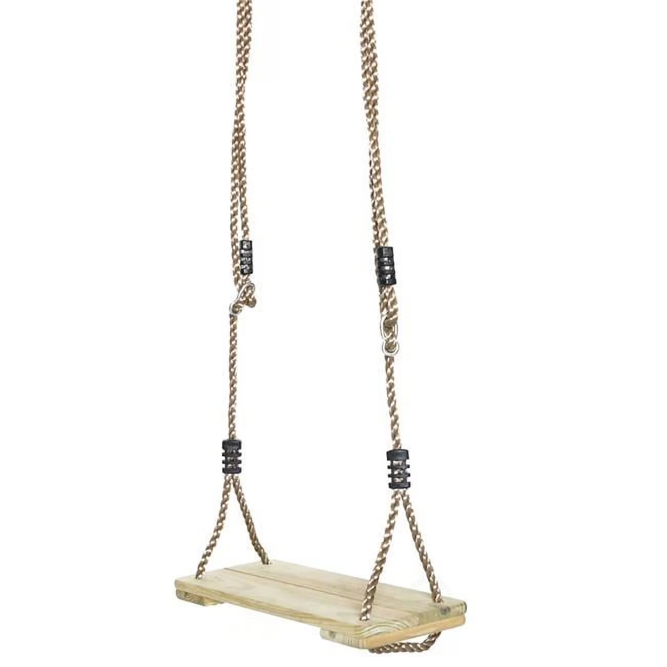 Natural Wooden Tree Swing with Hanging Ropes I717