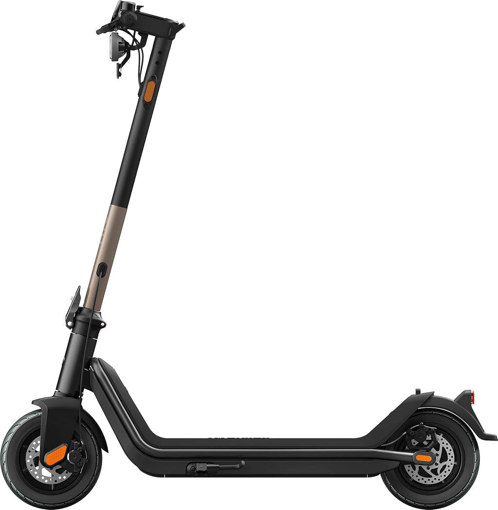 NIU Electric Scooter for Adults - 350W Power, 31 Miles Range, Max 20MPH, Wider Deck, 9.5'' Tubeless Fat Tires, Portable Folding Commuting E Scooter, UL Certified G556279