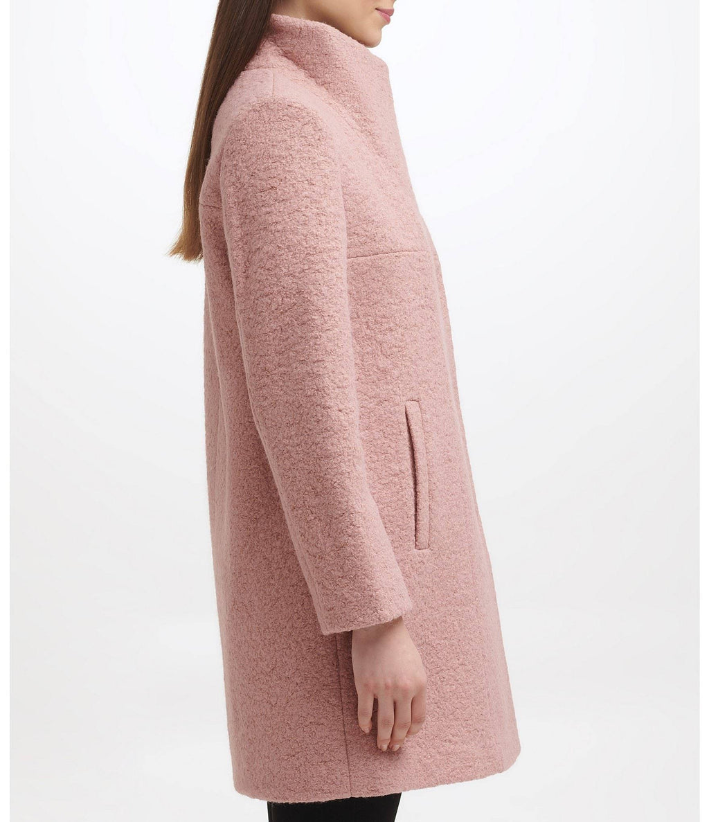 Periwinkle Boucle Walker Coat Z5768