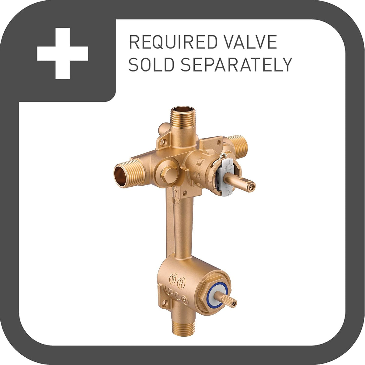 Chrome 3-Function Transfer Valve Trim Kit U257