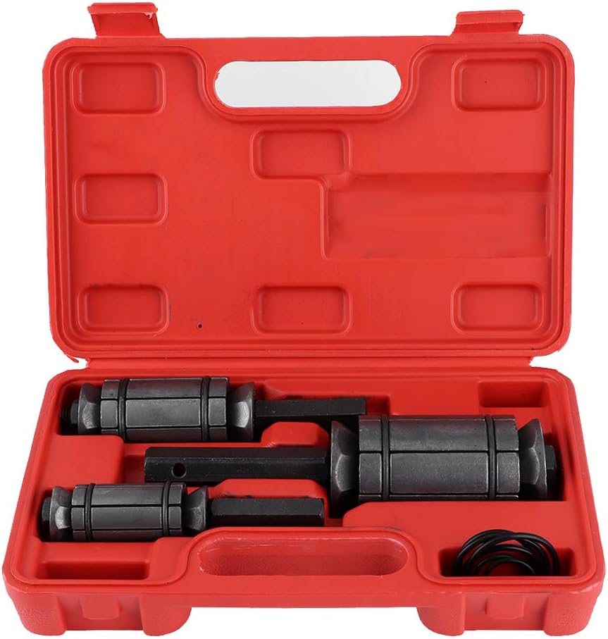 3pcs Steel Tail Pipe Expander Kit 1-1/18in to 3-1/2in Exhaust Muffler Spreader Auto Tool V60857